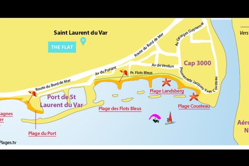 Lumineux, Tout Confort, Wifi & Terrace & Parking Saint-Laurent-du-Var Exterior foto
